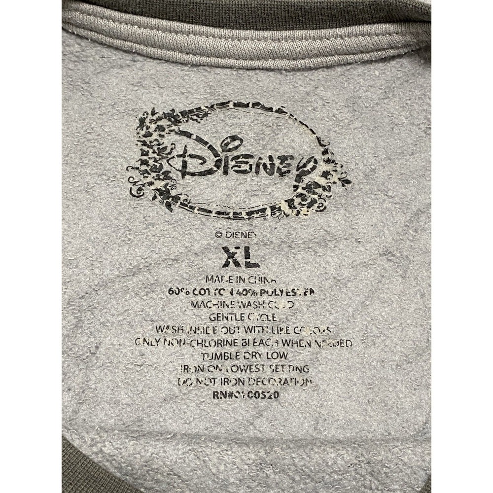 Disney Mickey Mouse The Great Outdoors Hiking Graphic Sweatshirt Grey XL - Picture 3 of 10